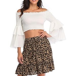 Cheetah Print Skirt
